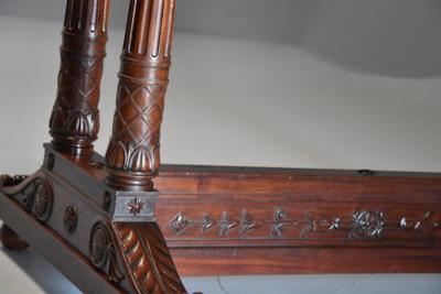 Henri Jacob Rare fine quality 19thc French Empire centre table with marble top