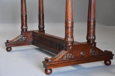 Henri Jacob Rare fine quality 19thc French Empire centre table with marble top