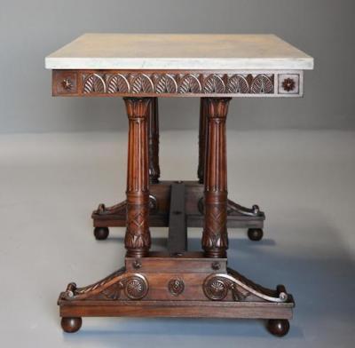 Henri Jacob Rare fine quality 19thc French Empire centre table with marble top