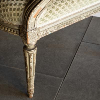 Henri Jacob SET OF FOUR LATE 18TH CENTURY LOUIS XVI FAUTEUILS BY HENRI JACOB