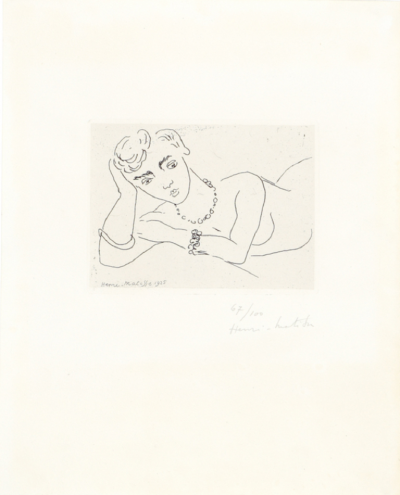 Henri Matisse Femme Allong e 1925