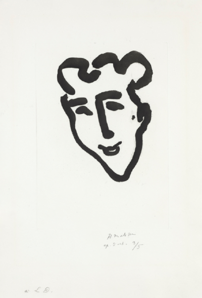 Henri Matisse Masque Aigu 1948