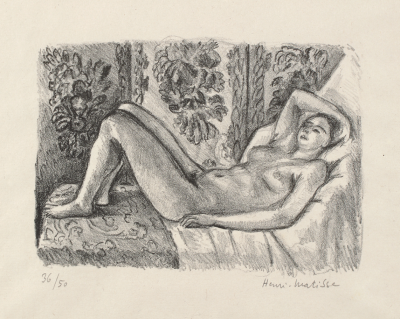 Henri Matisse Nu couch au paravant Louis XIV 1923