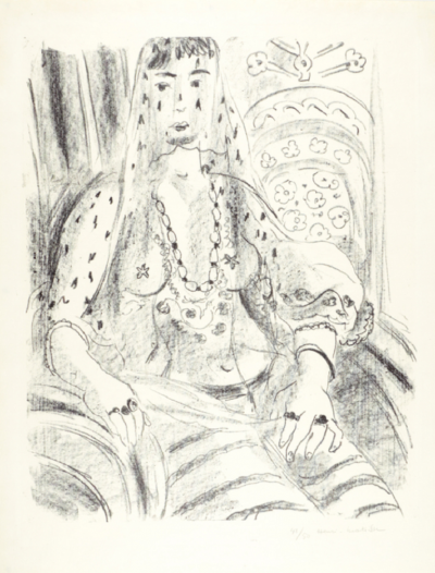 Henri Matisse Odalisque voil e 1925