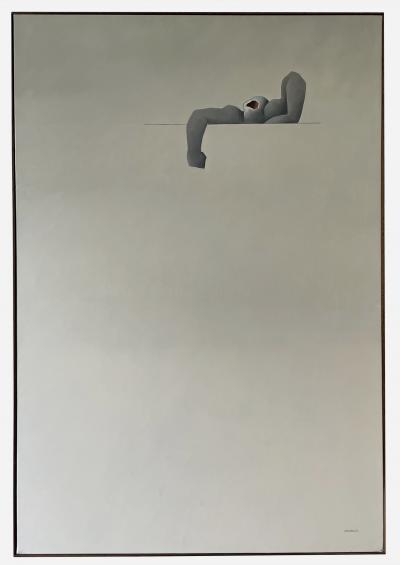 Henri Morez Oil on canvas by Henri Morez Paris France circa 2005