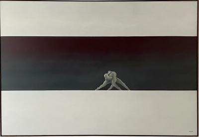Henri Morez Oil on canvas by Henri Morez Paris France circa 2007