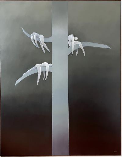 Henri Morez Oil on canvas by Henri Morez Paris France circa 2010
