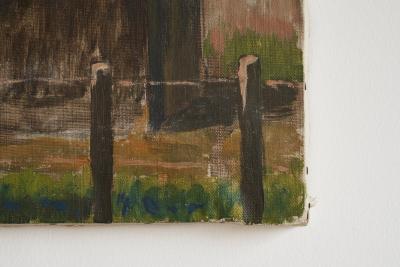 Henri Rik van Kogelenberg Henri Rik van Kogelenberg Flemish Dovecote Oil on Canvas Belgium 1960s