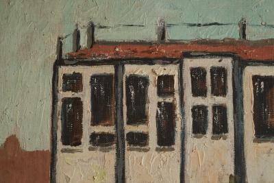 Henri Rik van Kogelenberg Henri Rik van Kogelenberg Flemish Dovecote Oil on Canvas Belgium 1960s