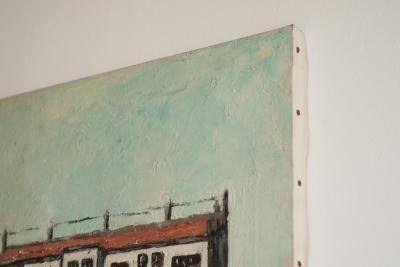 Henri Rik van Kogelenberg Henri Rik van Kogelenberg Flemish Dovecote Oil on Canvas Belgium 1960s