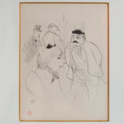 Henri de Toulouse Lautrec Henri de Toulouse Lautrec La Tige Moulin Rouge Lithograph