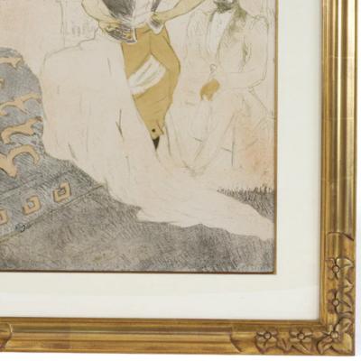 Henri de Toulouse Lautrec Henri de Toulouse Lautrec Woman in a corset Lithograph