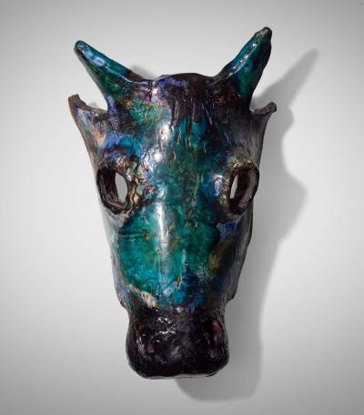 Henrik Allert Henrik Allert Horse Head Wall Sculpture Sweden 1995c 