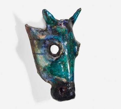 Henrik Allert Henrik Allert Horse Head Wall Sculpture Sweden 1995c 