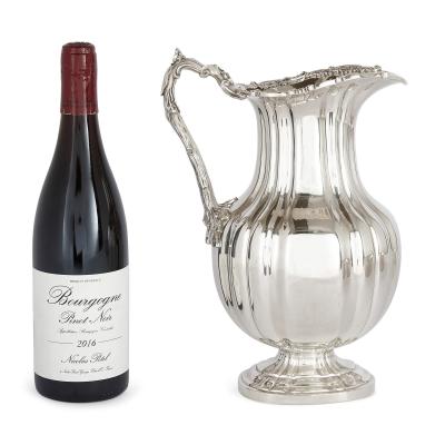 Henrik August Lang Early Russian silver ewer and basin set by Lang