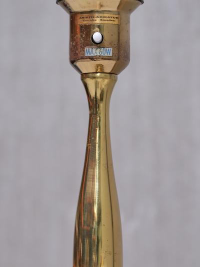 Henrik Blomqvist Henrik Blomqvist Tall Brass Table Lamp Stilarmatur Tran s Sweden 1960s