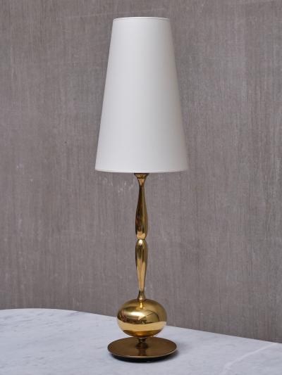 Henrik Blomqvist Henrik Blomqvist Tall Brass Table Lamp Stilarmatur Tran s Sweden 1960s
