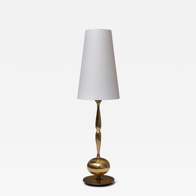 Henrik Blomqvist Henrik Blomqvist Tall Brass Table Lamp Stilarmatur Tran s Sweden 1960s