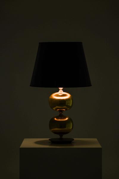 Henrik Blomqvist Pair of Golden Table Lamps in Brass by Henrik Blomqvist 1960s