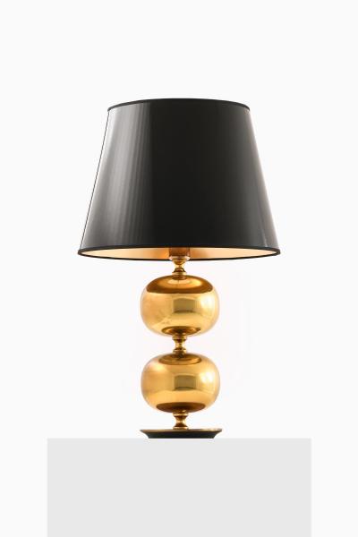 Henrik Blomqvist Pair of Golden Table Lamps in Brass by Henrik Blomqvist 1960s