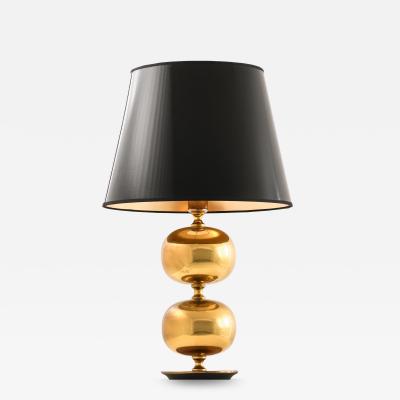 Henrik Blomqvist Pair of Golden Table Lamps in Brass by Henrik Blomqvist 1960s