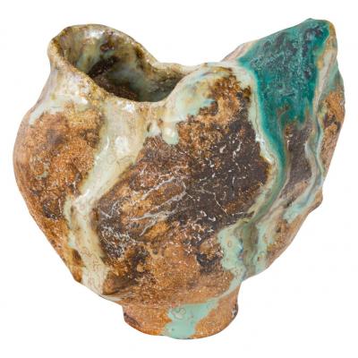 Henrik Folsgaard Ceramic Sculptural Vase by Henrik Folsgaard