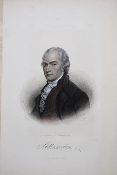 Henry Bryan Sr Hall HENRY BRYAN HALL AFTER ARCHIBALD ROBERTSON 1765 1835 ALEXANDER HAMILTON