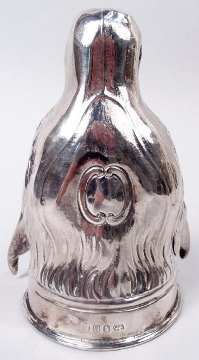 Henry Chawner Henry Chawner English Georgian Sterling Silver Fox Stirrup Cup 1788