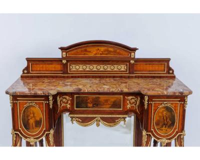 Henry Dasson A French Ormolu Mounted Kingwood and Vernis Martin Console Table Circa 1880