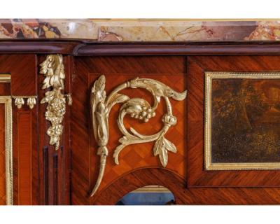 Henry Dasson A French Ormolu Mounted Kingwood and Vernis Martin Console Table Circa 1880
