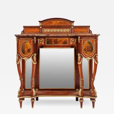 Henry Dasson A French Ormolu Mounted Kingwood and Vernis Martin Console Table Circa 1880