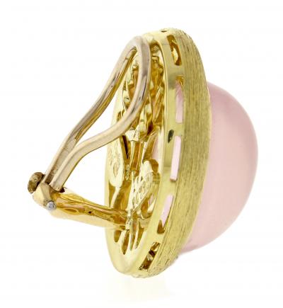 Henry Dunay Henry Dunay Rose Quartz Saba Earrings