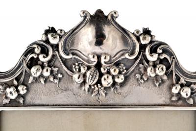 Henry Franklin Gorham Sterling Silver Picture Frame Repouss Gorham c a 1869