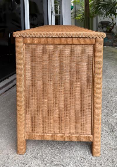 Henry Link Coastal Henry Link Woven Wicker 6 Drawer Dresser for Lexington Furniture