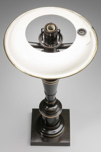 Henry N Hooper Patinated Brass Sinumbra Lamp