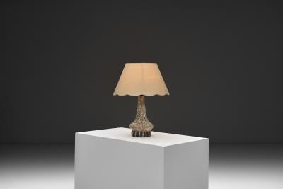 Henry Nielsen Stoneware Table Lamp by Henry Else Nielsen Denmark 2nd Half of the 20th C