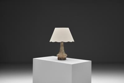 Henry Nielsen Stoneware Table Lamp by Henry Else Nielsen Denmark 2nd Half of the 20th C