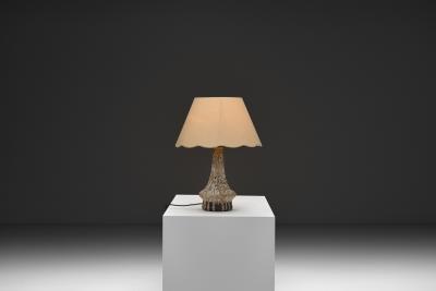 Henry Nielsen Stoneware Table Lamp by Henry Else Nielsen Denmark 2nd Half of the 20th C