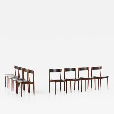 Henry Rosengren Hansen Dining Chairs Model 39 Produced by Brande M belfabrik
