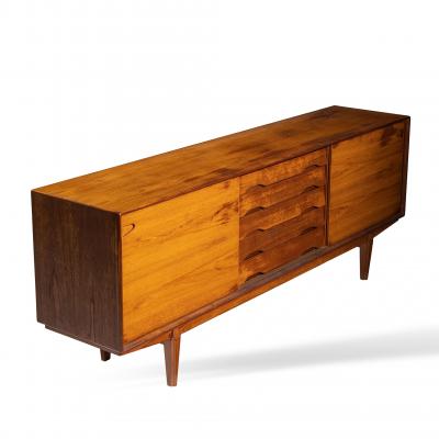 Henry Rosengren Hansen Henry Rosengren Hansen for Dyrlund Mid Century Danish Teak Credenza