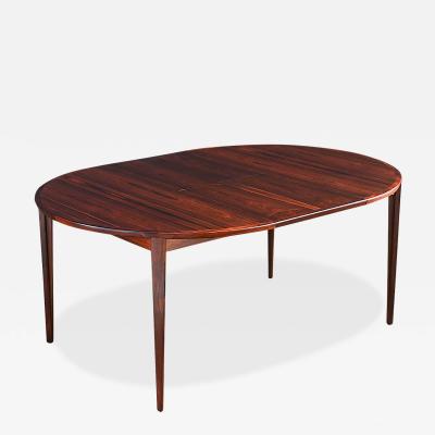 Henry Rosengren Hansen Henry Rosengren Model 38 Expanding Rosewood Dining Table