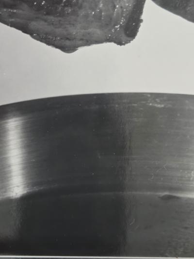 Henry Rox A Pork Chop Figure Diving Into a Frying Pan Photo Sculpture C 1944