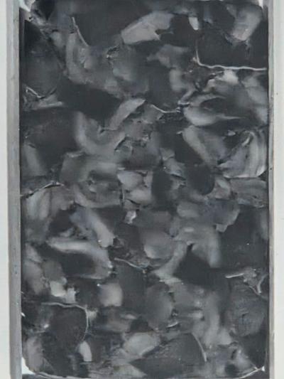 Henry Rox Art Critic Standing Before Monumental Framed Post War Abstraction 