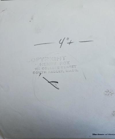 Henry Rox Banana Canoe on Watermelon Whale Vintage Silver Print c 1944