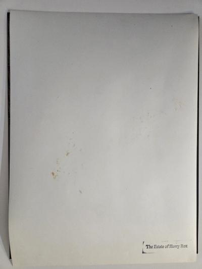 Henry Rox Henry Rox Musician Playing Double Bass Silver Gelatin Print c 1940