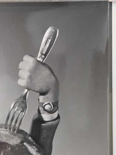 Henry Rox Henry Rox Musician Playing Double Bass Silver Gelatin Print c 1940