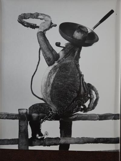 Henry Rox Henry Rox Pork Chop Cowboy USA Photo Sculpture Silver Gelatin 1940s