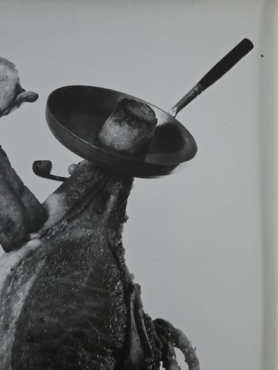 Henry Rox Henry Rox Pork Chop Cowboy USA Photo Sculpture Silver Gelatin 1940s