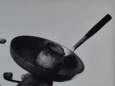 Henry Rox Henry Rox Pork Chop Cowboy USA Photo Sculpture Silver Gelatin 1940s