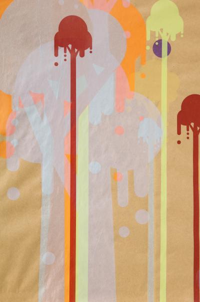 Henry Ryan McGinnis Silkscreen on Paper Untitled 5 and Untitled 7 by Ryan McGinnis 2007